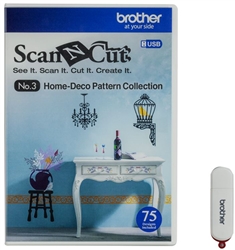Brother CAUSB3 USB No. 3 Home-Deco Pattern Collection