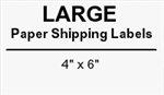 Brother DK1241 Large Shipping Labels 4" x 6" (101mm x 152mm) (200 Labels)(Pack of 2)