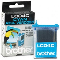 Brother LC04C ( LC-04C ) OEM Cyan Ink Cartridge