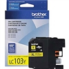 Brother LC103Y ( LC-103Y ) OEM Yellow High Yield Inkjet Cartridge
