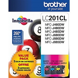 Brother LC2013PKS ( LC-2013PKS ) OEM Colour Inkjet Cartridges, Combo Pack