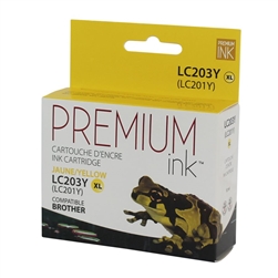 Brother LC203Y ( LC-203Y ) Compatible Yellow High Yield Inkjet Cartridge