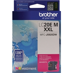Brother LC20EM ( LC-20EM ) OEM Magenta Inkjet Cartridge