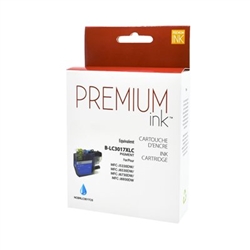 Brother LC3017C ( LC-3017C ) Compatible Cyan Inkjet Cartridge