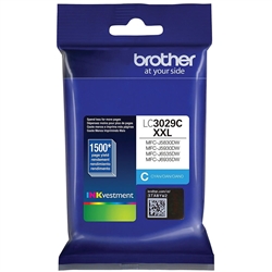 Brother LC3029C ( LC-3029C ) OEM Cyan High Yield Inkjet Cartridge