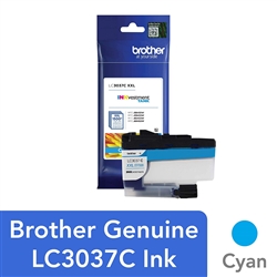 Brother LC3037C ( LC-3037C ) OEM Cyan Ink jet Cartridge