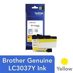 Brother LC3037Y ( LC-3037Y ) OEM Yellow Ink jet Cartridge