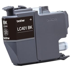 Brother LC401BK ( LC-401BK ) OEM Black Ink Cartridge