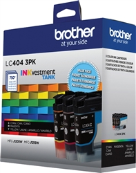 Brother LC4043PKS ( LC-4043PKS ) OEM Colour Combo Pack (includes Cyan, Magenta and Yellow)
