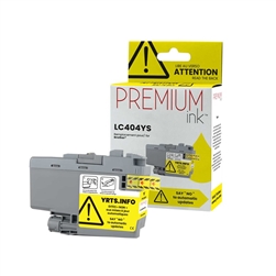 Brother LC404Y ( LC-404Y ) Compatible Yellow Inkjet Cartridge