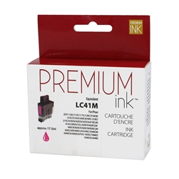 Brother LC41M ( LC-41M ) Compatible Magenta Inkjet Cartridge