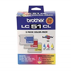 Brother LC513PKS ( LC-513PKS ) OEM Colour Ink Cartridges, Combo Pack