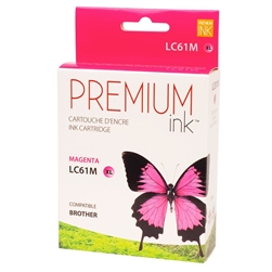 Brother LC61M ( LC-61M ) Compatible Magenta Ink Cartridge