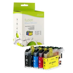 Brother LC61BK / LC61C / LC61M / LC61Y Compatible InkJet Cartridge MultiPack