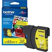 Brother LC65HYY ( LC-65HYY ) OEM Yellow High Capacity InkJet Cartridge