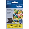Brother LC75Y ( LC-75Y ) OEM Yellow High Capacity InkJet Cartridge