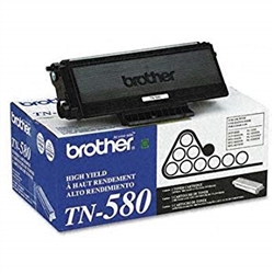 Brother TN580 ( TN-580 ) OEM Black High Capacity Laser Toner Cartridge