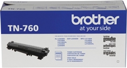 Brother TN760 ( TN-760 ) OEM Black High Yield Laser Toner Cartridge