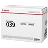 Canon 039 ( 0287C001 ) OEM Black Laser Toner Cartridge