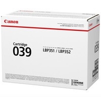 Canon 039 ( 0287C001 ) OEM Black Laser Toner Cartridge