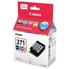 Canon CLI271 Combo ( CLI-271 Combo ) ( 0390C006 ) OEM Colour Value Pack includes Black, Cyan, Magenta and Yellow
