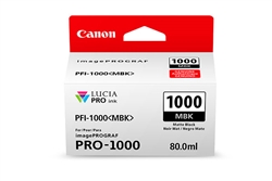 Canon PFI1000MBK ( PFI-1000MBK ) ( 0545C002 ) OEM Matte Black Inkjet Cartridge