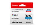 Canon PFI1000C ( PFI-1000C ) ( 0547C002 ) OEM Cyan Inkjet Cartridge