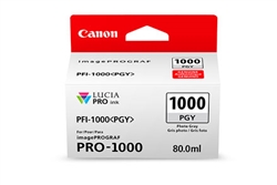 Canon PFI1000PGY ( PFI-1000PGY ) ( 0553C002 ) OEM Photo Grey Inkjet Cartridge