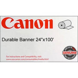 Canon Durable Matte Polypropylene Banner Paper 24" x 100' Roll (133gsm) - 0834V777