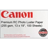 Canon Premium RC Photo Luster Paper 13" x 19" - 100 Sheets (255gsm) - 0870V874 
