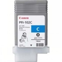 Canon PFI102C ( PFI-102C ) ( 0896B001AA ) OEM Cyan Inkjet Cartridge