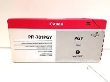 Canon PFI701PGY ( PFI-701PGY ) ( 0910B001 ) OEM Photo Grey Inkjet Cartridge