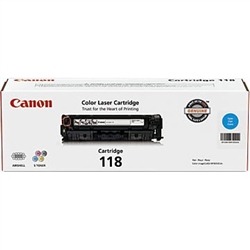 Canon 118 ( 2661B001AA ) OEM Cyan Laser Toner Cartridge