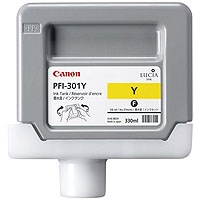 Canon PFI301Y ( PFI-301Y ) ( 1489B001 ) OEM Yellow Inkjet Cartridge