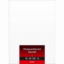 Canon Premium Fine Art Smooth Paper 17" x 22" (25 Sheets) - 1711C015