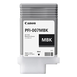 Canon PFI007MBK ( PFI-007MBK ) ( 2142C001 ) OEM Matte Black Ink Cartridge (90ml)