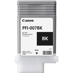 Canon PFI007BK ( PFI-007BK ) ( 2143C001 ) OEM Black Ink Cartridge (90ml)