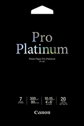 Canon PT-101 Pro Platinum Paper 4" x 6" - 20 Sheets - 2768B013
