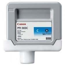 Canon PFI303C ( PFI-303C ) ( 2959B001 ) OEM Cyan Inkjet Cartridge