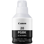Canon GI20PGBK ( GI-20PGBK ) ( 3383C001 ) OEM Black Ink Bottle