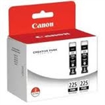 Canon PGI225 ( PGI-225 ) ( 4530B007 ) OEM Black Inkjet Cartridge (Dual Pack)