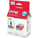 Canon BCI6Combo ( BCI-6Combo ) ( 4706A049 ) OEM Colour Value pack (Cyan, Magenta and Yellow)