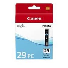 Canon PGI29PC ( PGI-29PC ) ( 4876B002 ) OEM Photo Cyan Inkjet Cartridge
