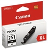 Canon CLI251XLBK ( CLI-251XLBK ) ( 6448B001 ) OEM Black High Yield Inkjet Cartridge