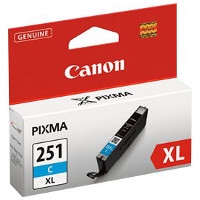 Canon CLI251XLC ( CLI-251XLC ) ( 6449B001 ) OEM Cyan High Yield Inkjet Cartridge