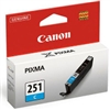 Canon CLI251C ( CLI-251C ) ( 6514B001 ) OEM Cyan Inkjet Cartridge