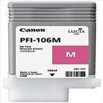 Canon PFI106M ( PFI-106M ) ( 6623B001 ) OEM Magenta Inkjet Cartridge