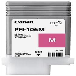 Canon PFI106M ( PFI-106M ) ( 6623B001 ) OEM Magenta Inkjet Cartridge