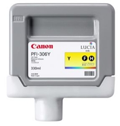 Canon PFI306Y ( PFI-306Y ) ( 6660B001 ) OEM Yellow Inkjet Cartridge