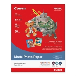 Canon Photo Paper (Matte) for Inkjet MP101 8.5" x 11" - 50 Sheets - 7981A004 